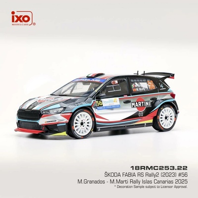 Škoda Fabia Rally2 Rally Islas Canarias 2025 56 Granados Martin IXO 1:18