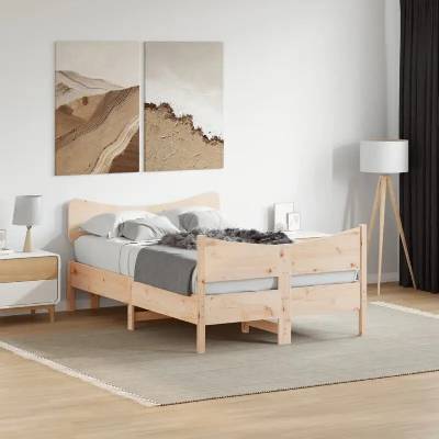 vidaXL 842702 Rám postele masivní borovice / barva Přírodní