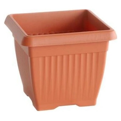 PROSPERPLAST Květináč DKWT 24 x 24, výška 20.5cm, terakota