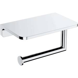 Omnires Modern Project - Държач за тоалетна хартия с рафт, хромиран MP60511CR (MP60511CR)