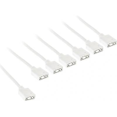 Kolink Кабел Kolink ARGB 1-6 Сплитер - 30 cm Бял (KOLINK-AC-ZUAD-1630)