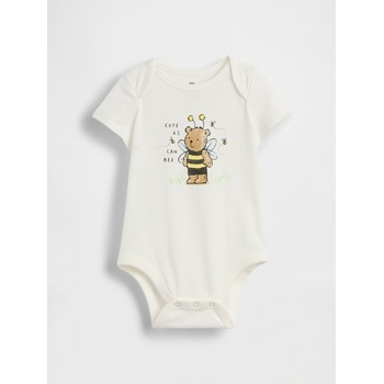 GAP Бебешко боди с лого Gap GAP | Byal | Момчешки | 0-3 месеца