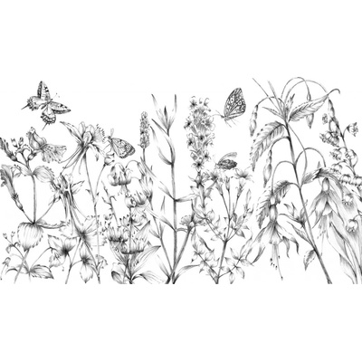 Komar Vliesová fototapeta Butterfly Field rozměry 400 x 250 cm