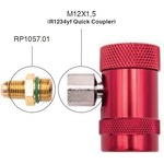 Errecom - Италия RP1057.01 - Адаптер за бърза връзка R1234yf 1/4 SAE (M) x M12x1.5 (M)