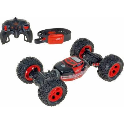 Ohebné RC auto na dálkové ovládání s pohonem 4x4 a LED světly