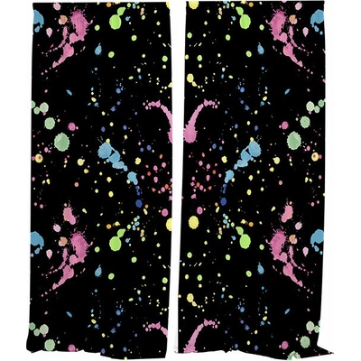 IMPAR Závěsy Splash Fluo,140 × 250 cm