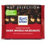 Ritter Sport Тъмен шоколад с цели ядки 100 г