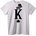 NOONEBRAND Тениска Крал К - XL, White