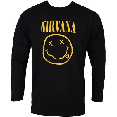 Plastic head мъжка тениска с дълъг ръкав nirvana - УСМИВКА ЛОГО - plastic head - rtnir081