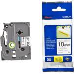 BROTHER ТИП TZ - 18 mm BLACK ON WHITE TAPE - P№TZE241 (P№TZE241)