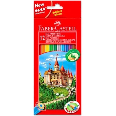 Faber-Castell Фабер-Кастел: Комплект цветни моливи - 12 броя (120112)