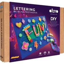 Okto lettering výtvarný set na maľovanie hmotou Fun 30 x 40 cm