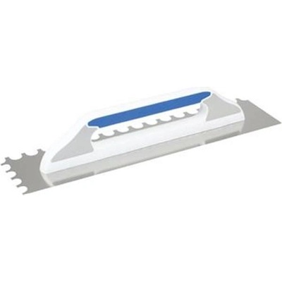 Kubala 0257 - Hladítko 480 x 130 mm s půlkulatým zubem, NEREZ 0,7 mm, plastová rukojeť 3K, MASTER LINE