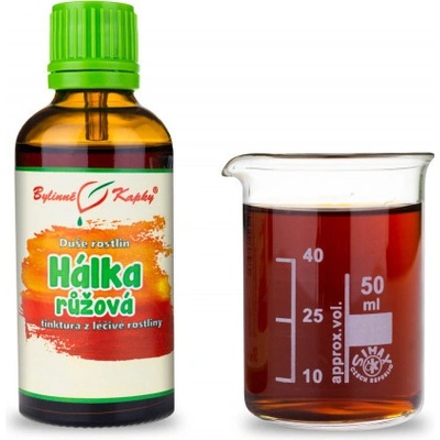 Bylinné kapky Hálka ružová kvapky Duša rastlín tinktúra 50 ml