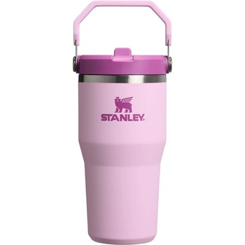 STANLEY Розов термос от неръждаема стомана 600 ml IceFlow Flip Straw 2.0 Cherry Blossom - Stanley (10-12044-052)