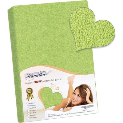 Bellatex froté plachta olivová 180x200