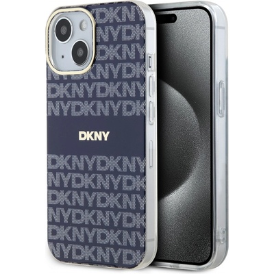 DKNY PC/TPU Repeat Pattern Tonal Stripe Magsafe Back Cover за iPhone 15 Blue DKNY DKNY | Sin | МЪЖЕ | UNI