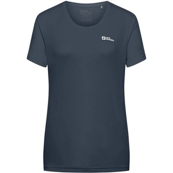 Jack Wolfskin Тениска Jack Wolfskin Women's JW Tech Regular Fit T-Shirt - Midnight Sky