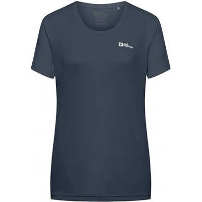 Jack Wolfskin Тениска Jack Wolfskin Women's JW Tech Regular Fit T-Shirt - Midnight Sky