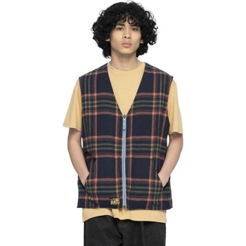 SANTA CRUZ Потник Santa cruz Vista reversible vest - Blue (Stone Wash / Multicolor Check)