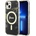 GUESS Кейс Guess GUHMP14MHTMRSK за iPhone 14 Plus 6.7", черен / черен, твърд, Golden Marble MagSafe (3666339115760)