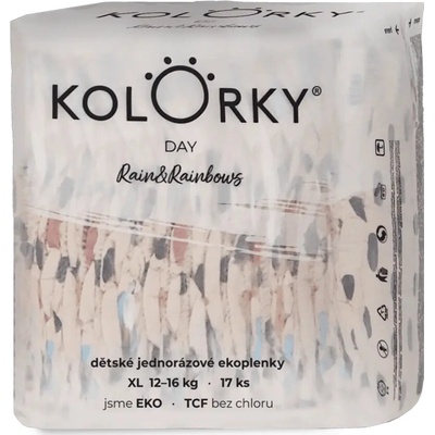 KOLORKY DAY jednorázové eko déšť & duhy XL 12-16 kg 17 ks