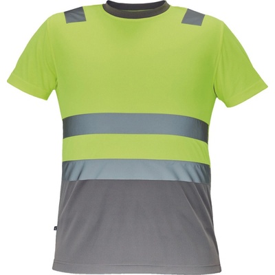 Cerva Monzon Pánske HI-VIS tričko žltá/sivá S