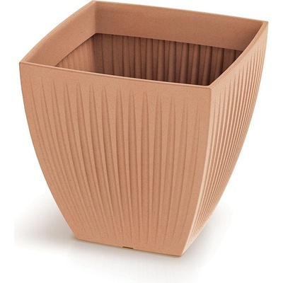 Prosperplast Květináč LATIE SQUAR I terakota, 30 cm