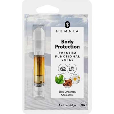 Hemnia 20% CBC 75% CBG bazalka škorica harmanček 1 ml