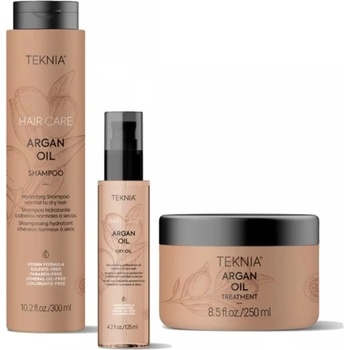 Lakmé Teknia Argan Oil Комплект - Шампоан, Маска и Сухо олио, 300 + 250 + 125 ml
