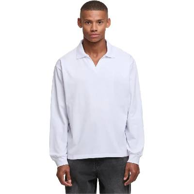 Тениска Def Collar long sleeve T-shirt - White (Bright White)
