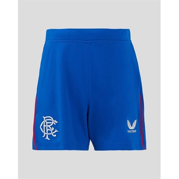 Castore Юношески къси панталони Castore Rangers Home Shorts 2024 2025 Juniors - White/Blue