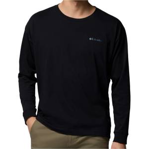 Columbia Мъжка блуза с дълъг ръкав Columbia Black Butte L/S Graphic Tee Longsleeve - Black / Trailmap - размер XS (217-0258-0111)