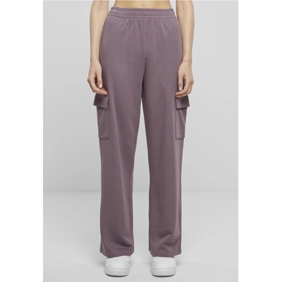 Urban Classics Дамски карго панталони Urban Classics Terry Sweat Pants fadedpurpleUB-TB6857-17534 - Тъмнолилав, размер XS