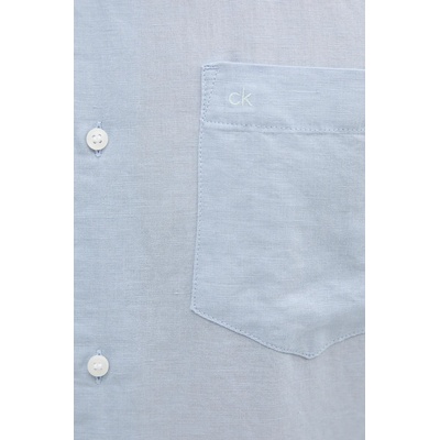 Calvin Klein Ленена риза Calvin Klein (K10K114488)