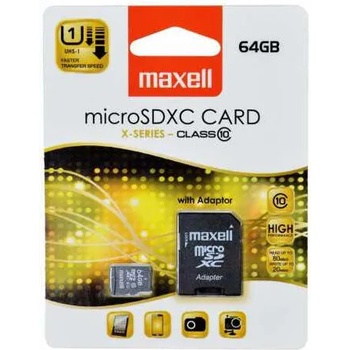 Maxell microSDXC 64GB C10 (CARD-USDHC64GB-C10-MXL)