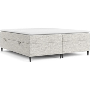 Maison de Reve Светлосиво боксспринг легло с място за съхранение 140x200 cm Araya - Maison de Rêve (ARAYA140_MDR_P0_MDO481_M13_MDO481_T16_L59)