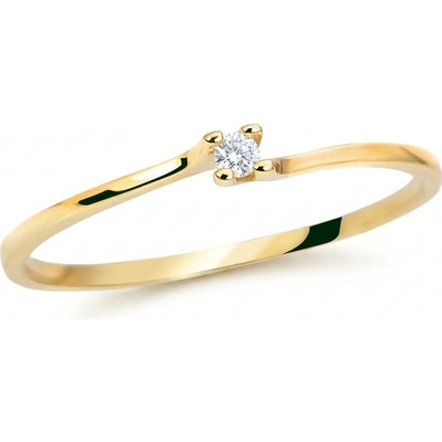 Cutie Jewellery diamonds Zásnubní prsten Z6733 2948 ze zlata s diamantem Růžová