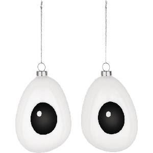Alessi Holly, коледни топки, очи, 2 бр (PLA01SET3)