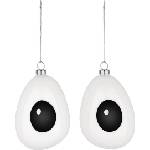 Alessi Holly, коледни топки, очи, 2 бр (PLA01SET3)