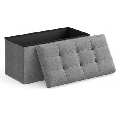 Taburetka VASAGLE LSF47G v šedej farbe
