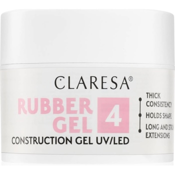 Claresa Rubber Gel Construction Gel UV/LED гел-лак за удължаване на ноктите цвят 04 45 гр