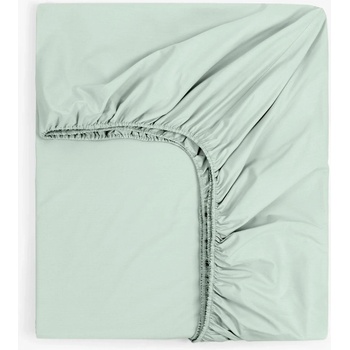 Дилиос Долен чаршаф с ластик за спалня 200/200 см мента перкал