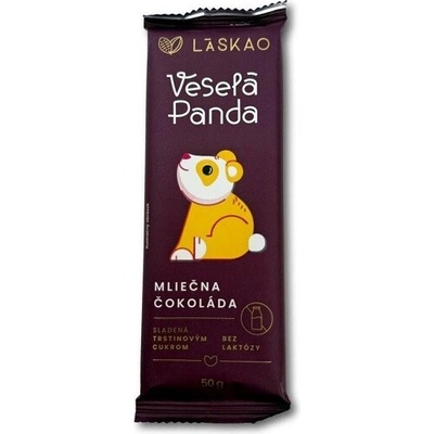 Laskao Veselá panda Mliečna čokoláda 50 g