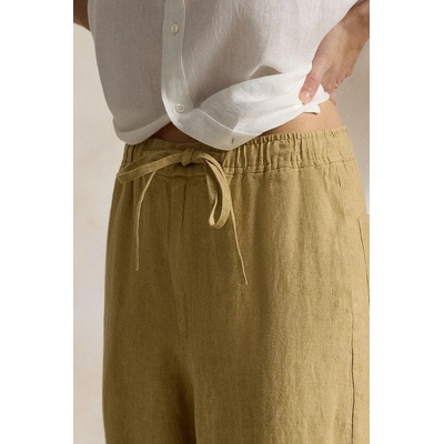 Ralph Lauren широк панталон дамски от лен (211A12949)