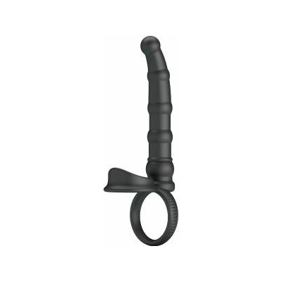 Pretty Love Tatum Black Silicone Intimate Ring 10-Mode Vibrating System