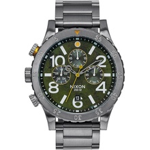 Nixon 48-20 CHRONO GUNMETALGREENOXYDE