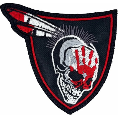 Nášivka Indian Skull 90 x 90 mm