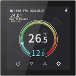 Geti Термостат за вграждане 230 V, черен, с Wi-Fi (Tuya) (TI0232)