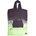 Ocean & earth Southside Hooded Youth poncho - Green (Black / Lima)